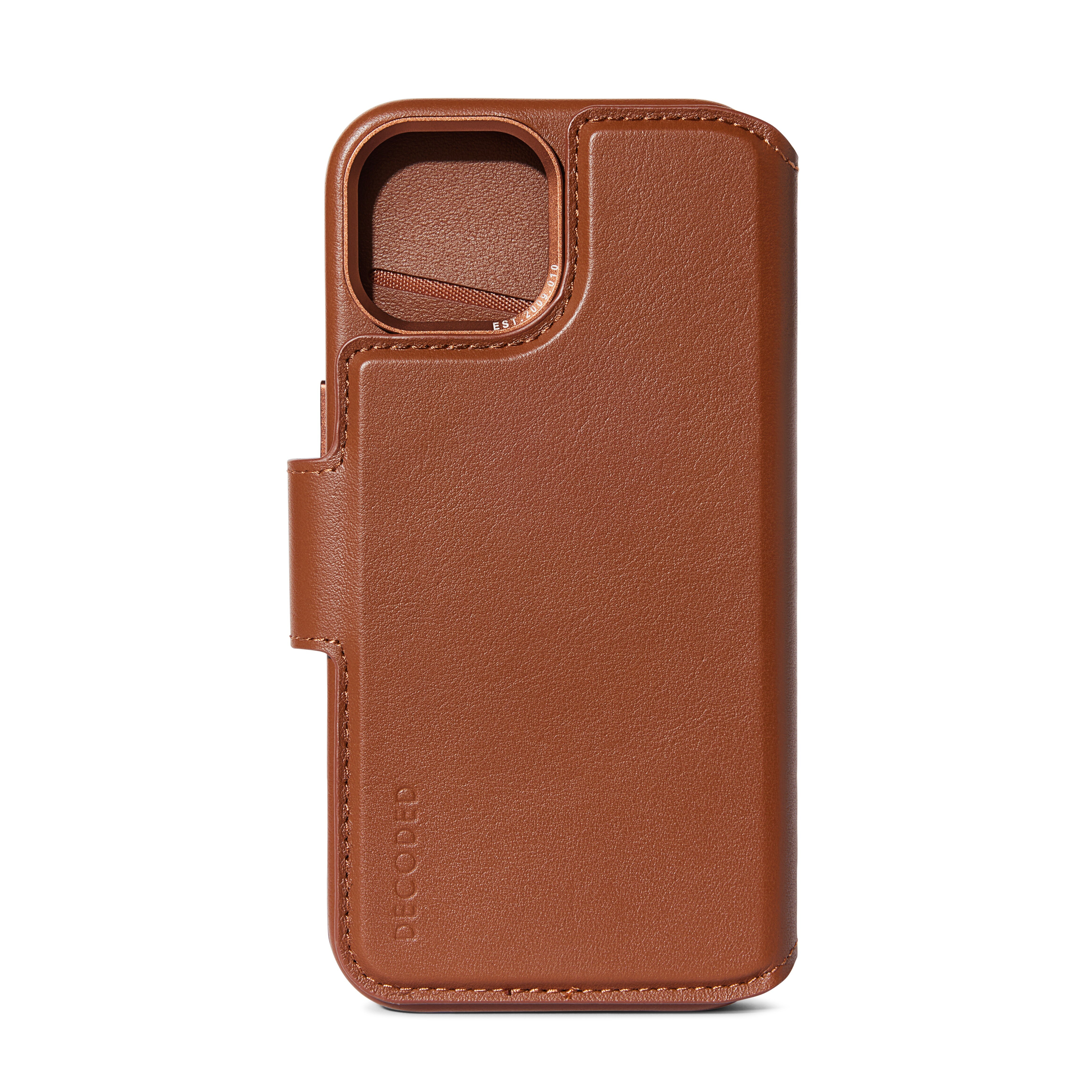 Detachable Wallet Leather iPhone 15 Tan