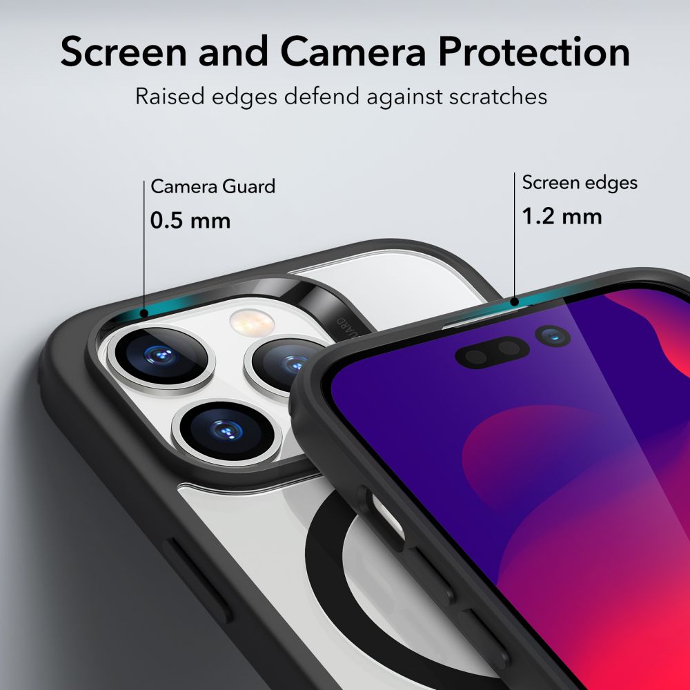 Classic Hybrid HaloLock MagSafe iPhone 14 Pro Max Musta