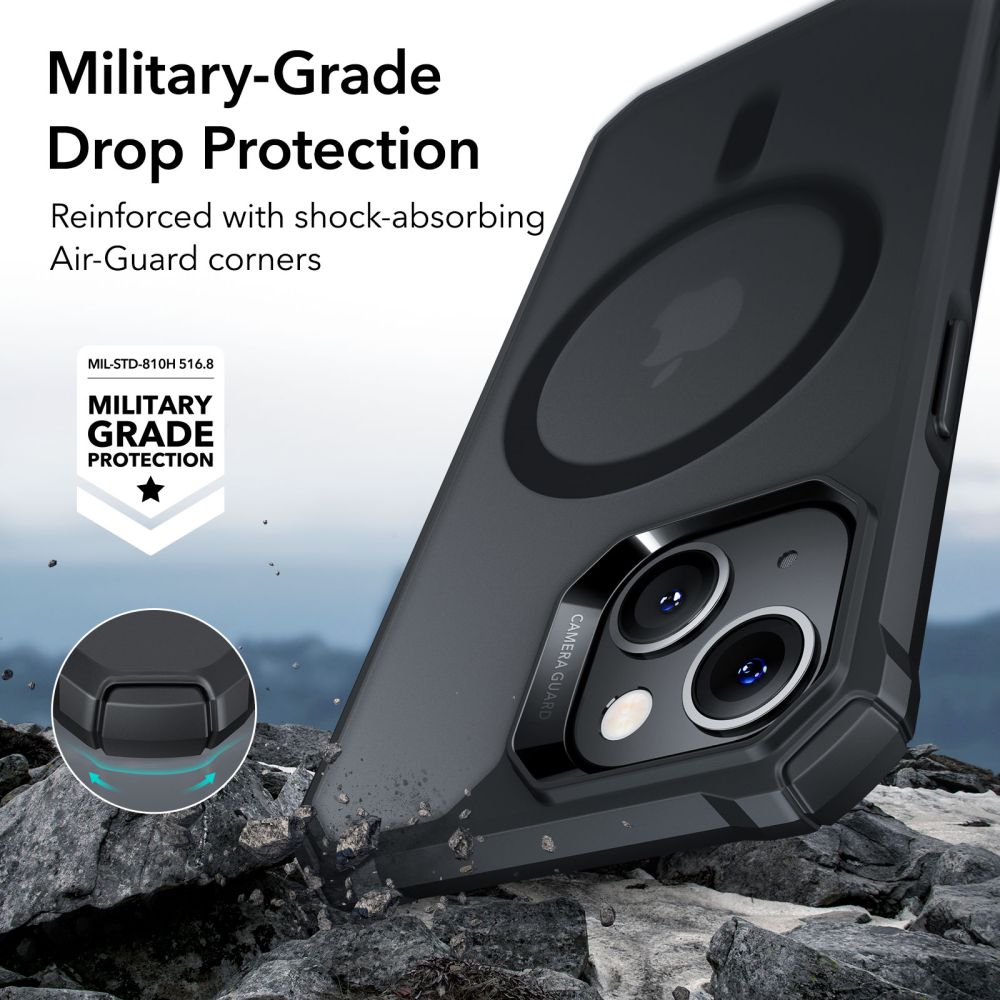 Air Armor HaloLock MagSafe iPhone 14 Pro Frosted Black