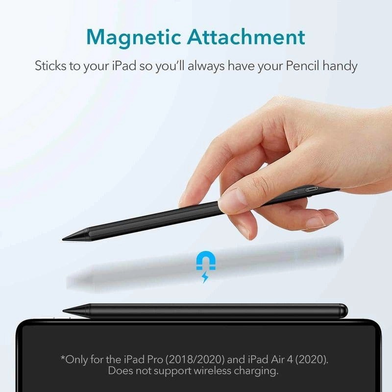 Digital + Magnetic Stylus Pen iPad valkoinen