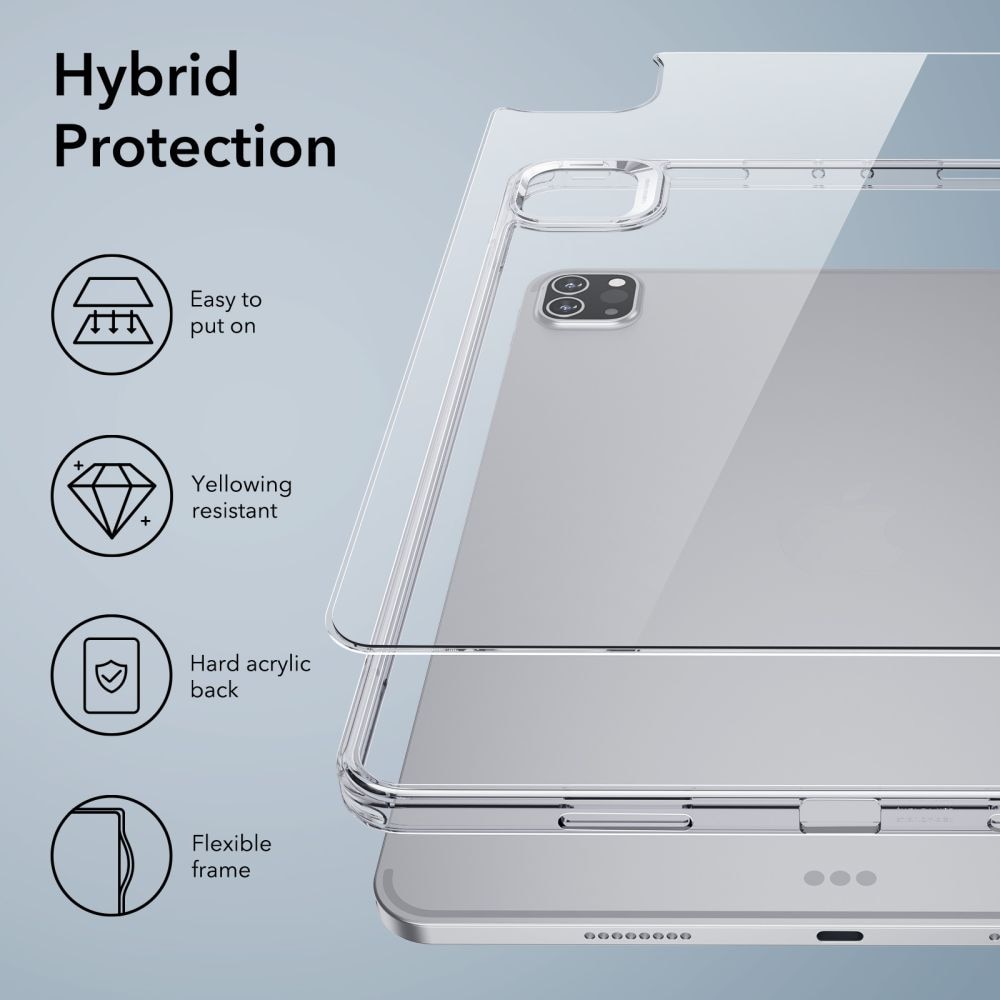 Classic Hybrid Case iPad Pro 12.9 6th Gen (2022) Clear