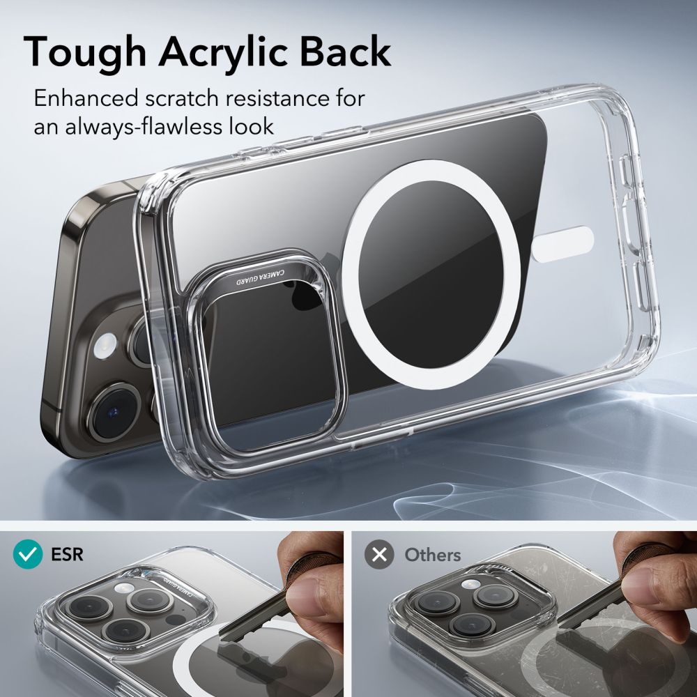Classic Hybrid HaloLock MagSafe iPhone 15 Pro Max Clear