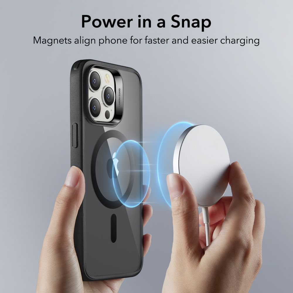 Classic Hybrid HaloLock MagSafe iPhone 14 Pro Musta