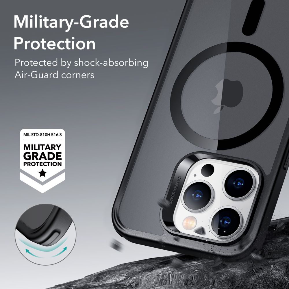Classic Hybrid HaloLock MagSafe iPhone 14 Pro Musta