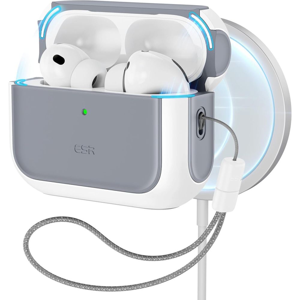 Orbit HaloLock Magsafe Kouri Apple AirPods Pro 3 Valkoinen