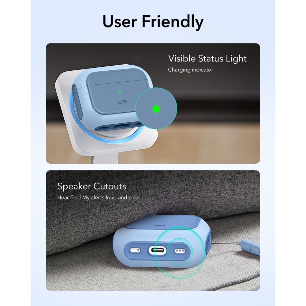 Orbit HaloLock Magsafe Kouri Apple AirPods Pro 3 Sininen