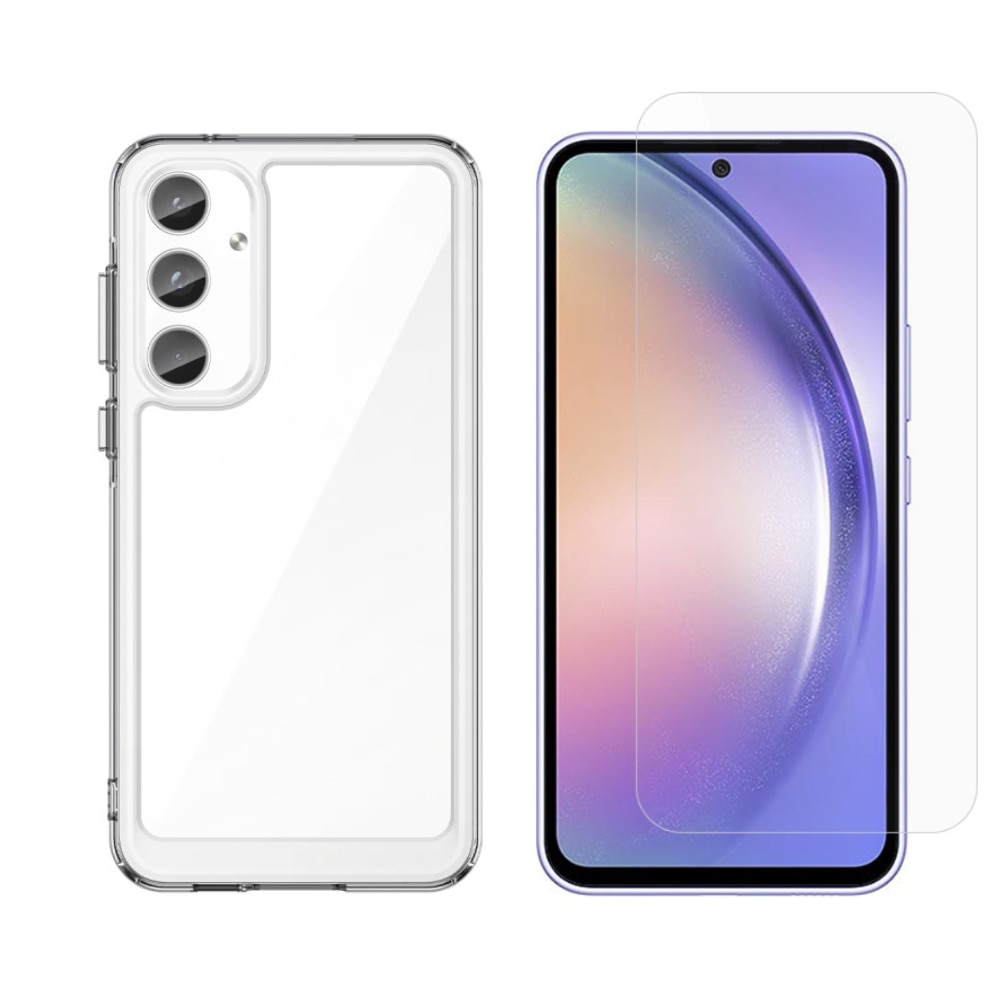 Samsung Galaxy A55 Setti Kuori ja Näytönsuoja