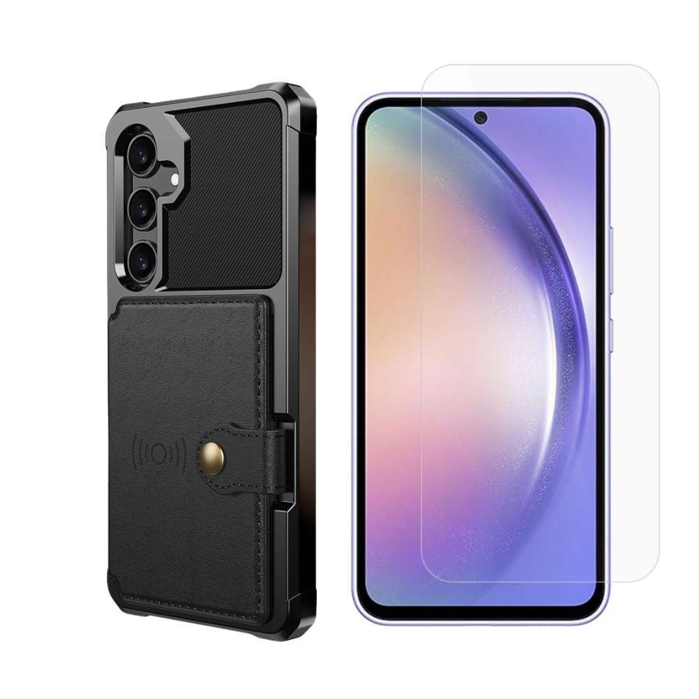 Samsung Galaxy A55 Setti Kuori Tough Multi-slot ja Näytönsuoja