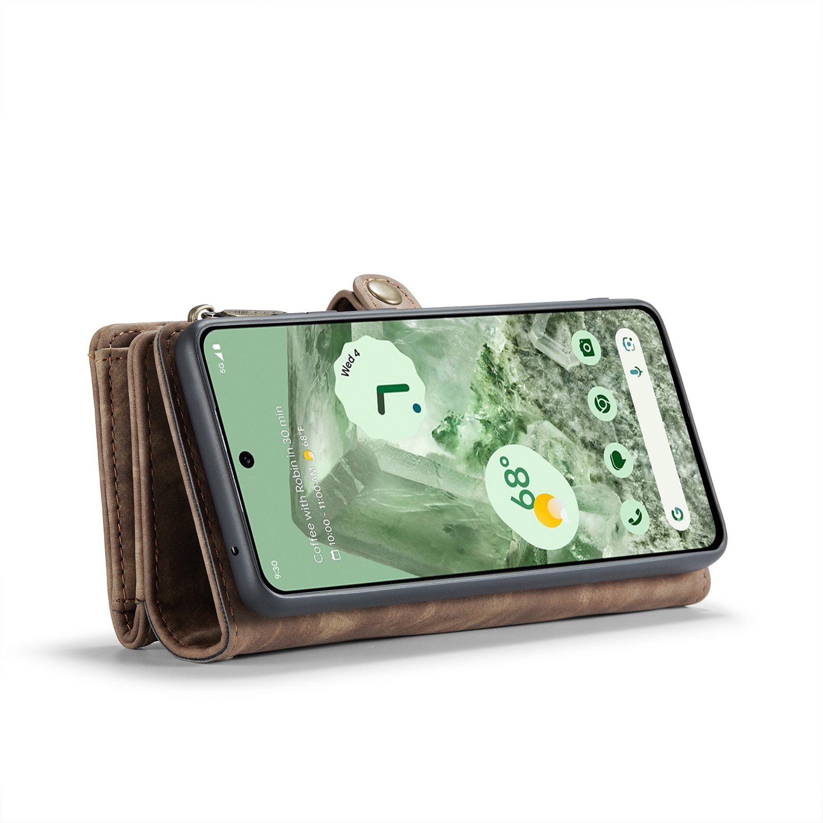Multi-slot Suojakotelo Google Pixel 8a Ruskea