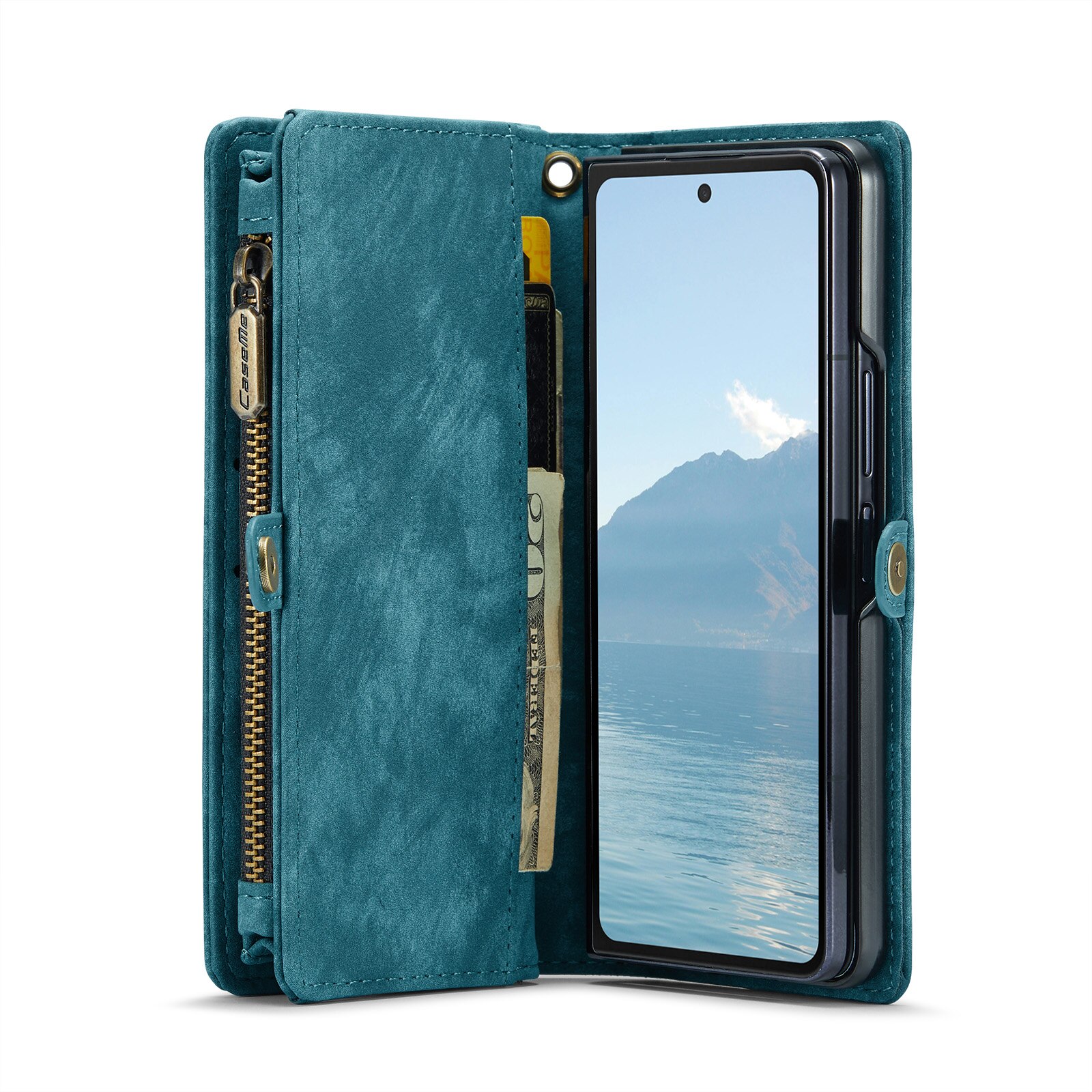 Multi-slot Suojakotelo Samsung Galaxy Z Fold 6 Sininen