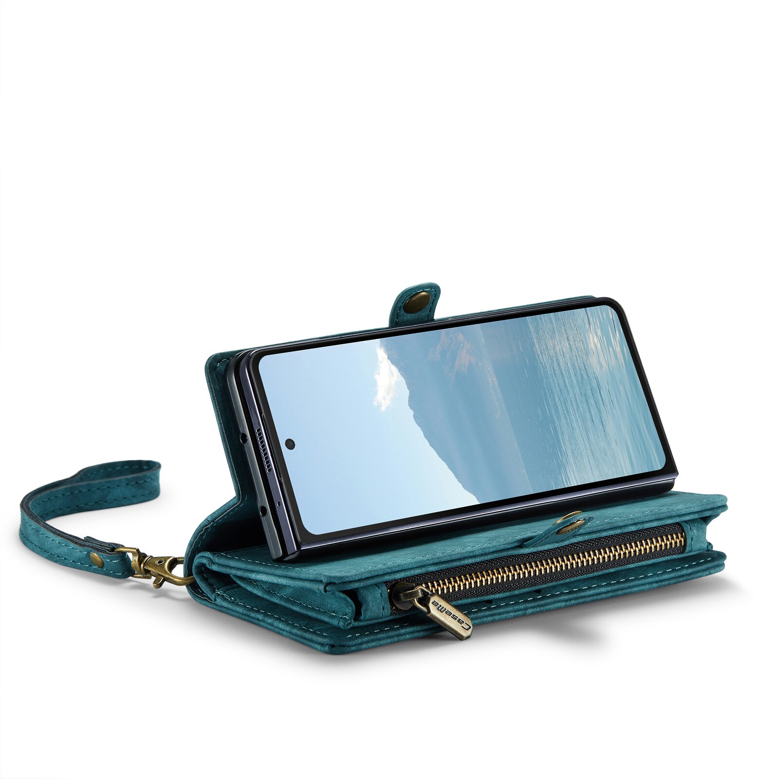 Multi-slot Suojakotelo Samsung Galaxy Z Fold 6 Sininen