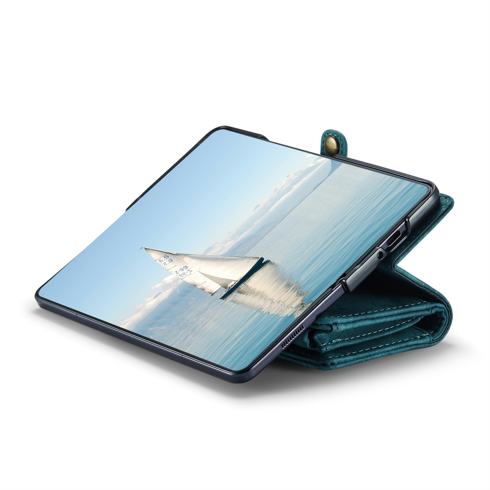 Multi-slot Suojakotelo Samsung Galaxy Z Fold 6 Sininen
