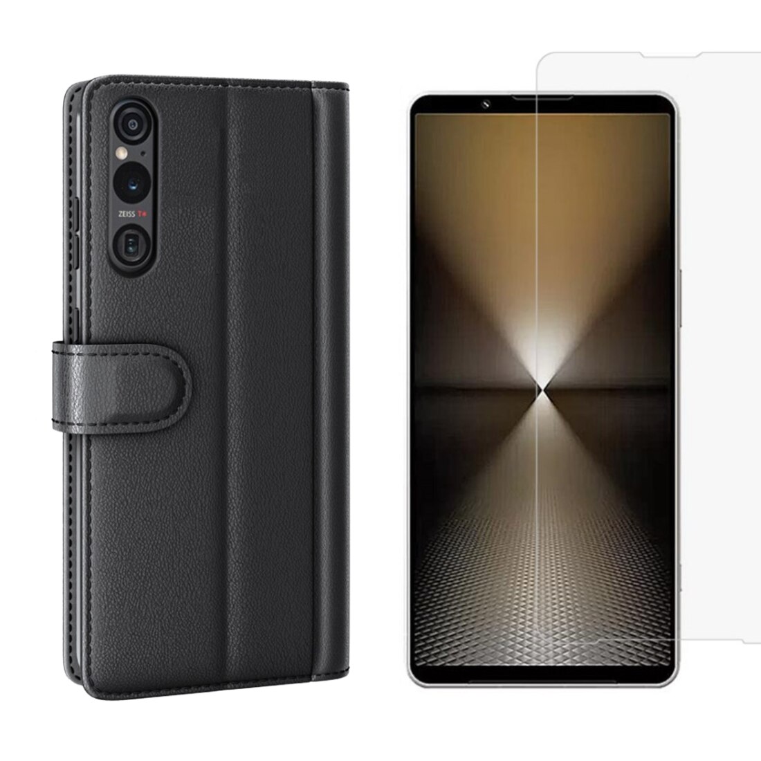Sony Xperia 1 VI Setti Kotelo ja Näytönsuoja