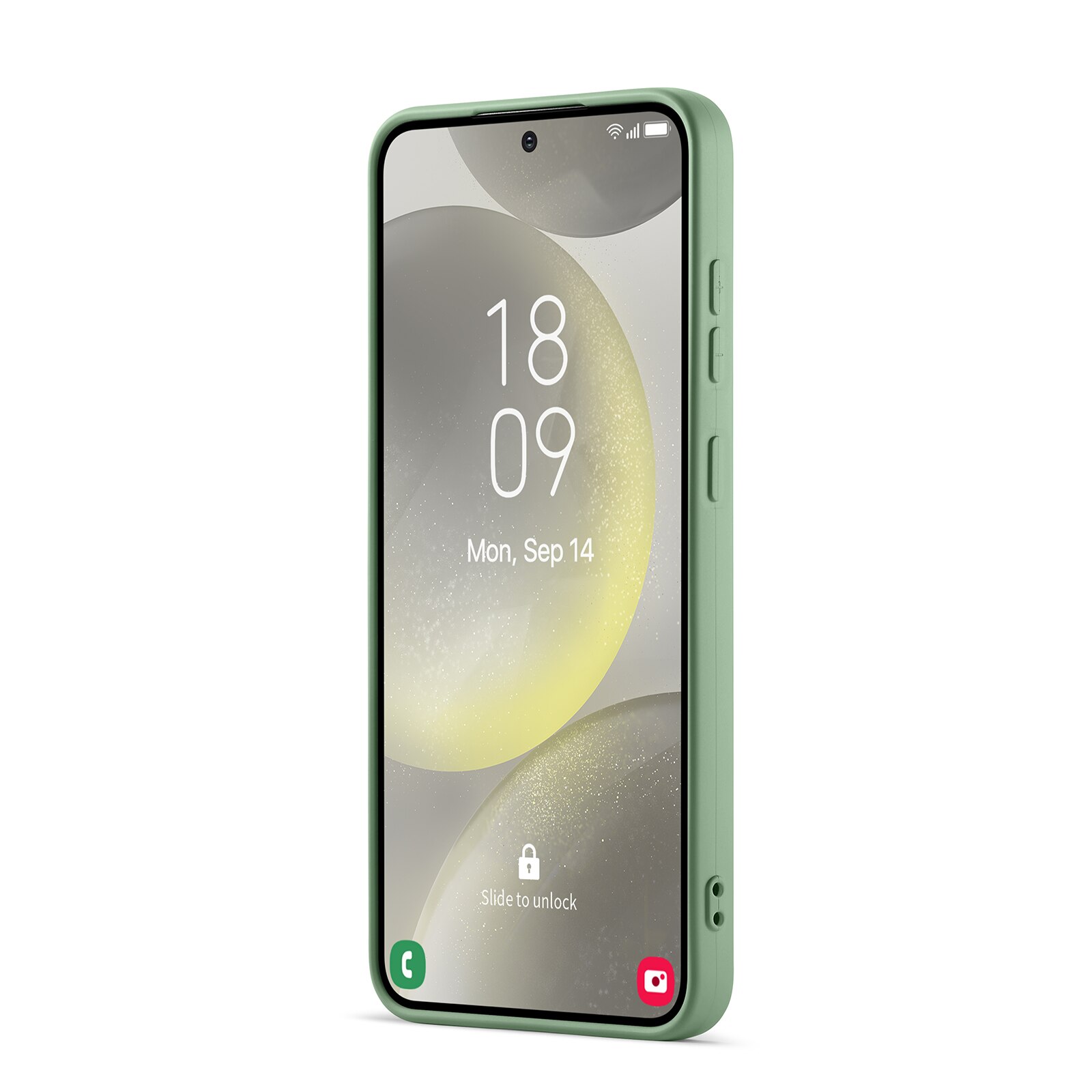 TPU suojakuori Samsung Galaxy S24 FE Vihreä
