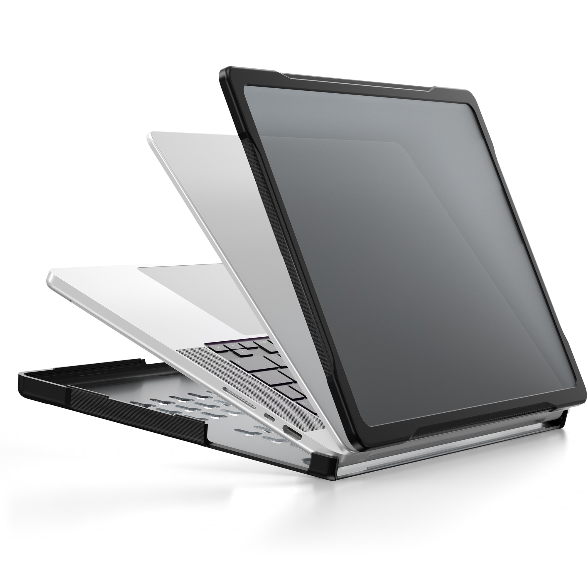 Iskunkestävä Suojakuori Apple MacBook Pro 16 2024 Musta