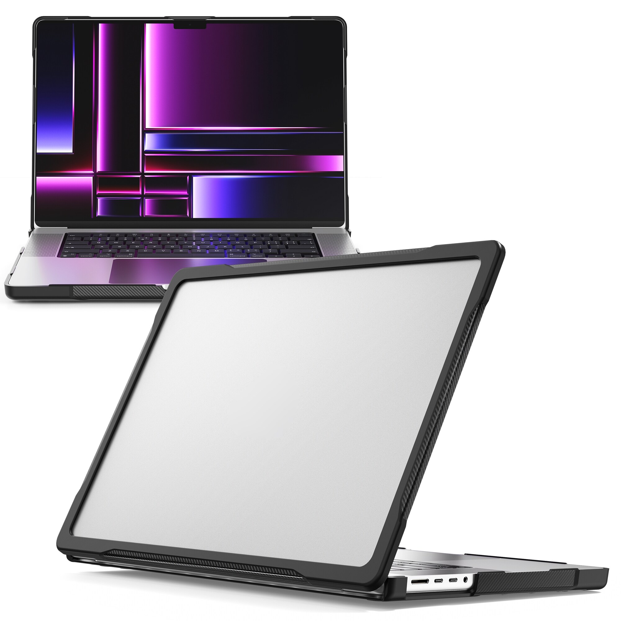 Iskunkestävä Suojakuori Apple MacBook Pro 16 2023 Kirkas