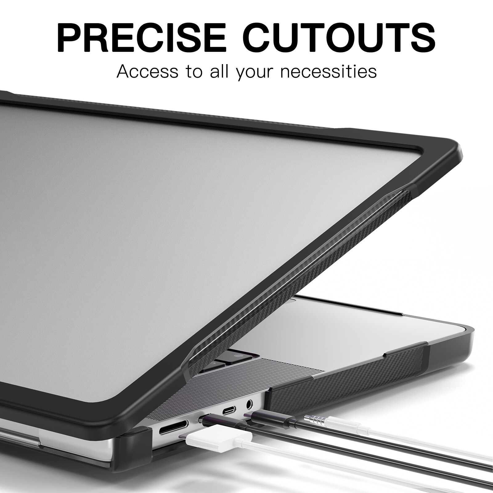 Iskunkestävä Suojakuori Apple MacBook Pro 16 2023 Kirkas