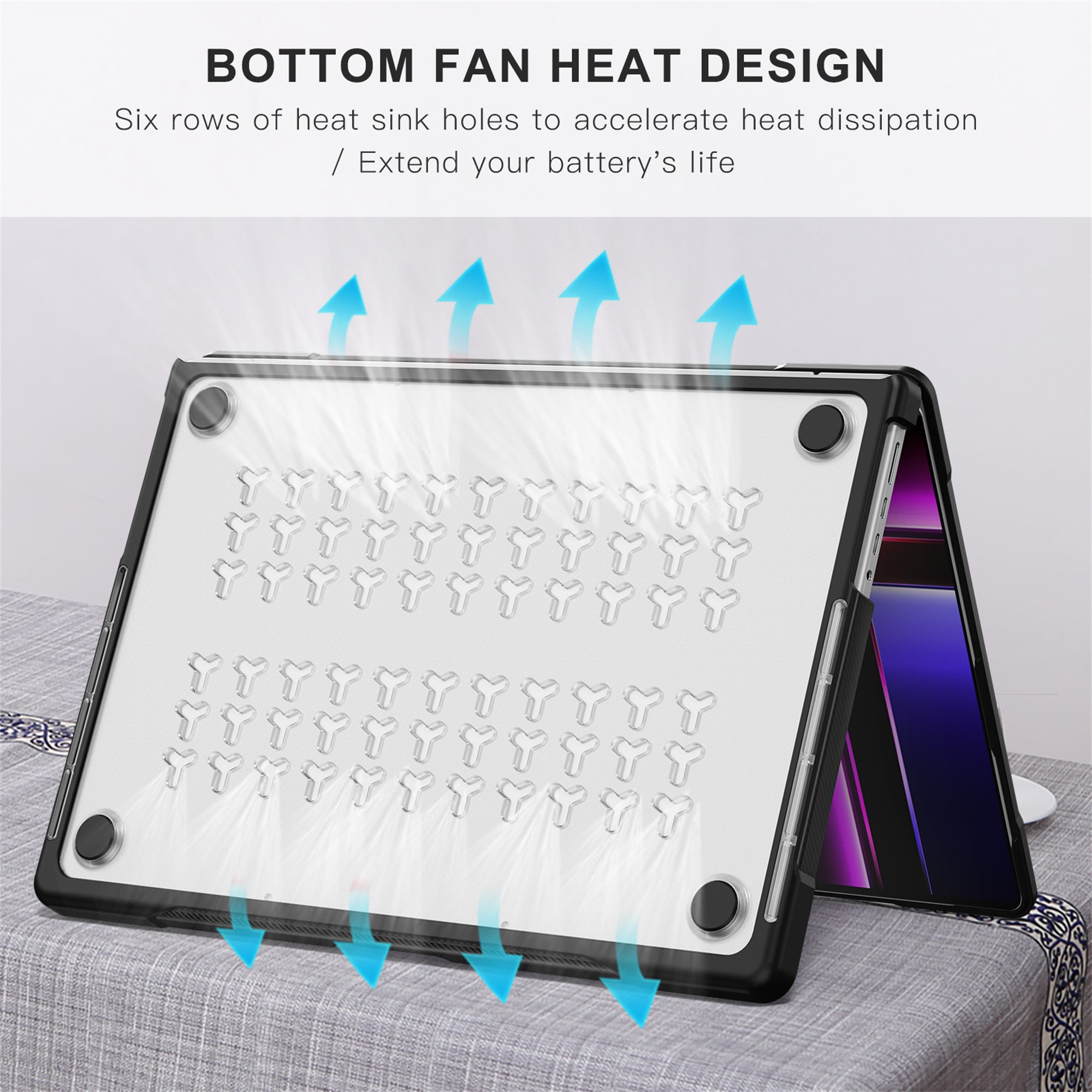 Iskunkestävä Suojakuori Apple MacBook Pro 14 2023 Kirkas