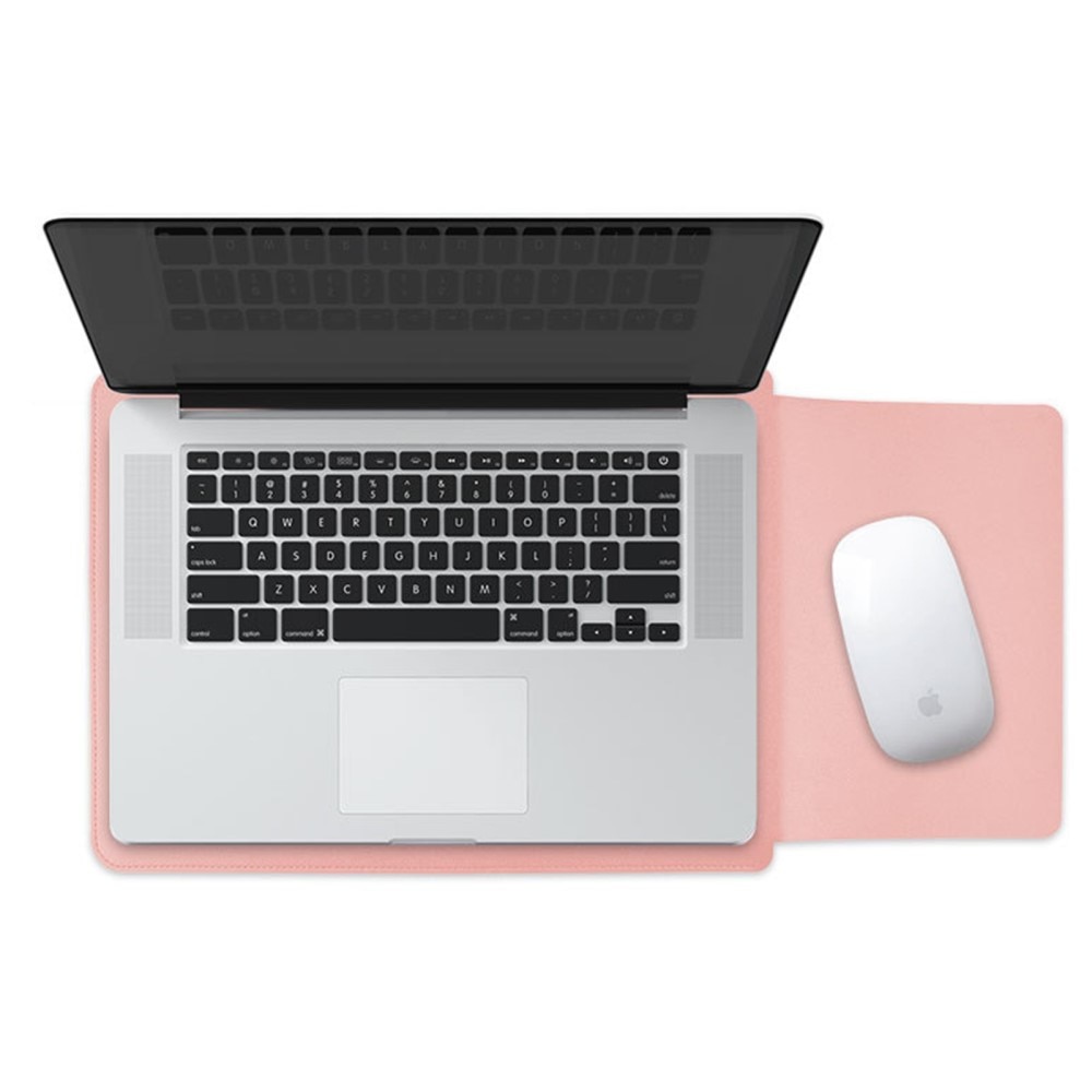 Laptop Suojakotelo nahka 14" vaaleanpunainen
