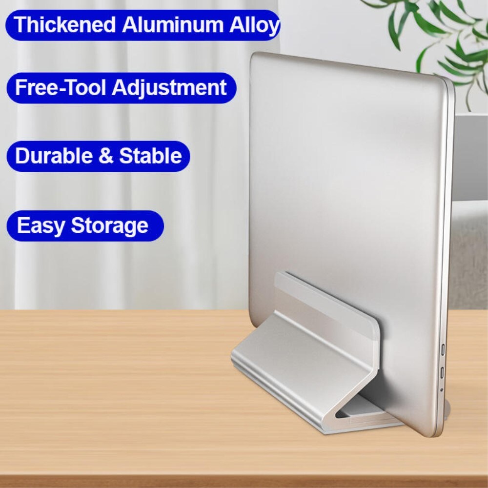 Säädettävä pöytäteline kannettavalle tietokoneelle musta