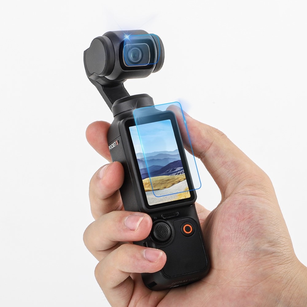 Panssarilasi Näytön + Kameran Linssinsuoja DJI Osmo Pocket 3