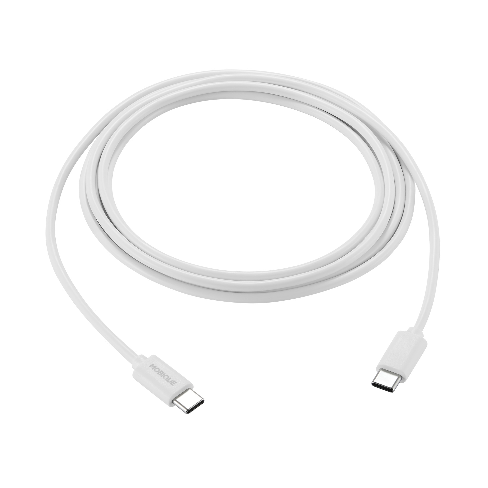 USB-C - USB-C latauskaapeli 2m valkoinen