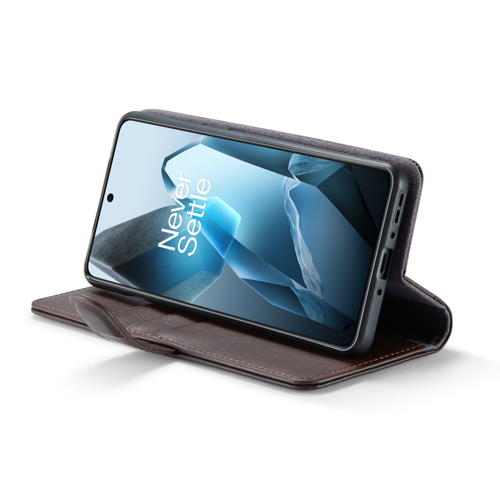 Aito Nahkakotelo  OnePlus 13 Ruskea