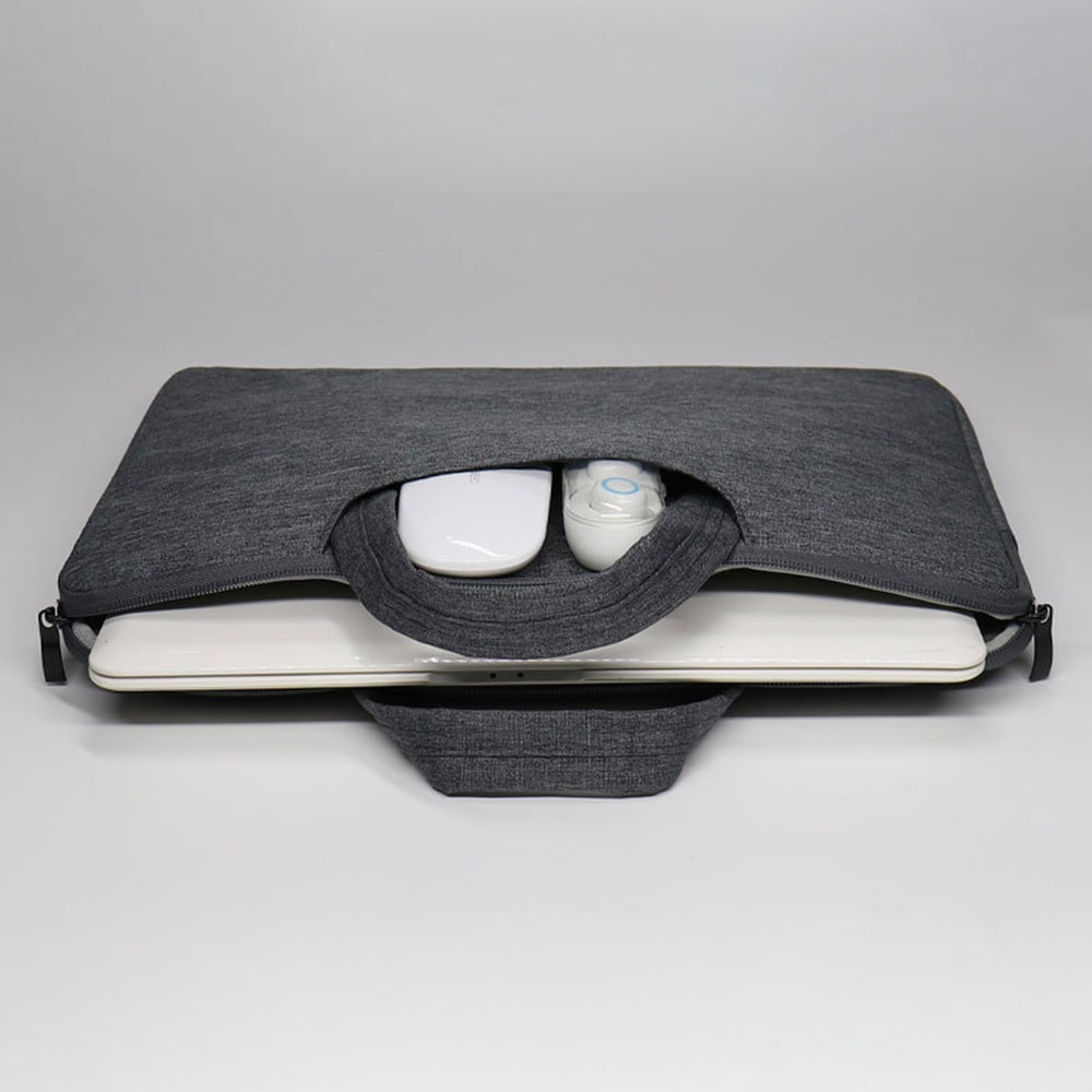 Laptop Suojakotelo kahvalla 15,6" Tummanharmaa