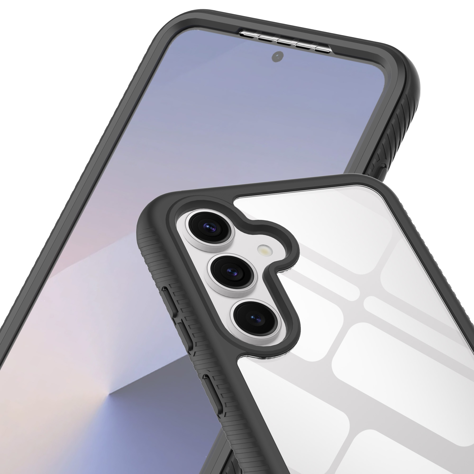 Full Protection Case Samsung Galaxy S25 Musta