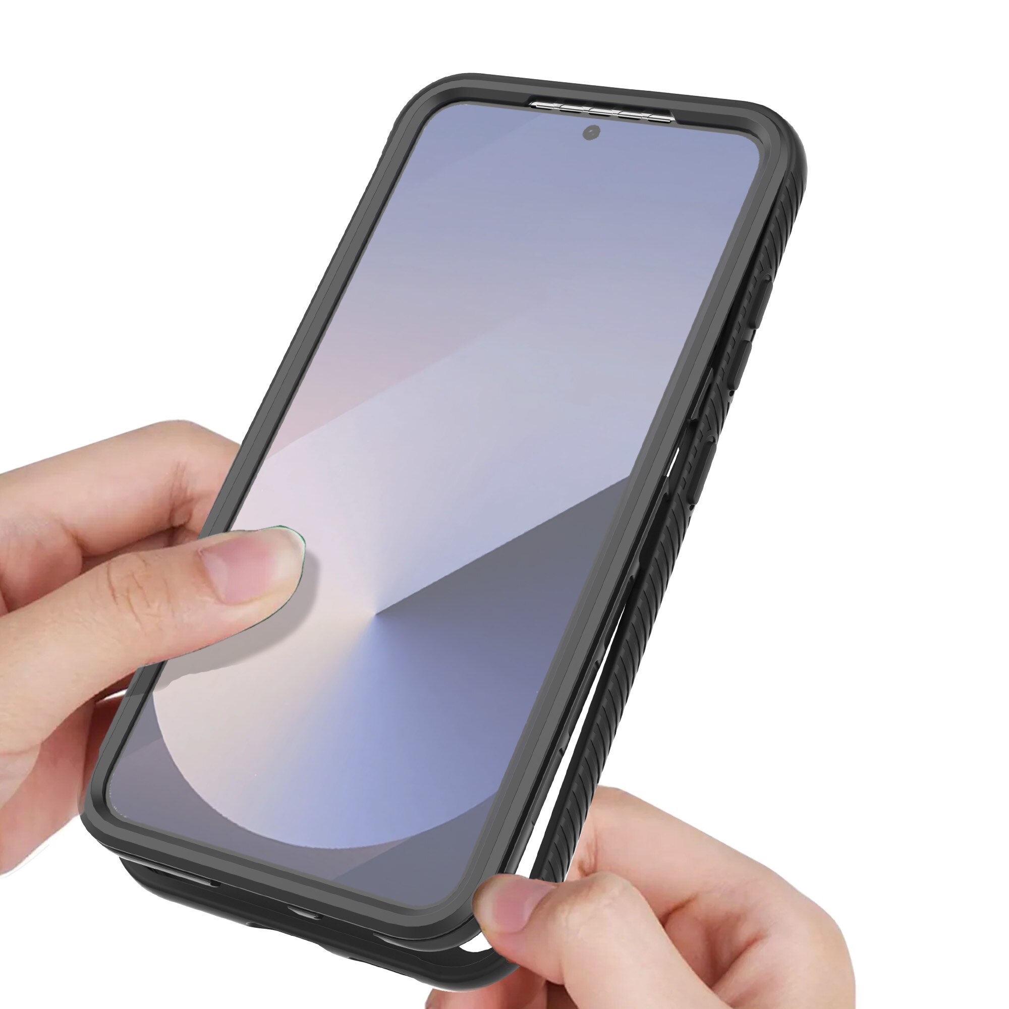 Full Protection Case Samsung Galaxy S25 Musta