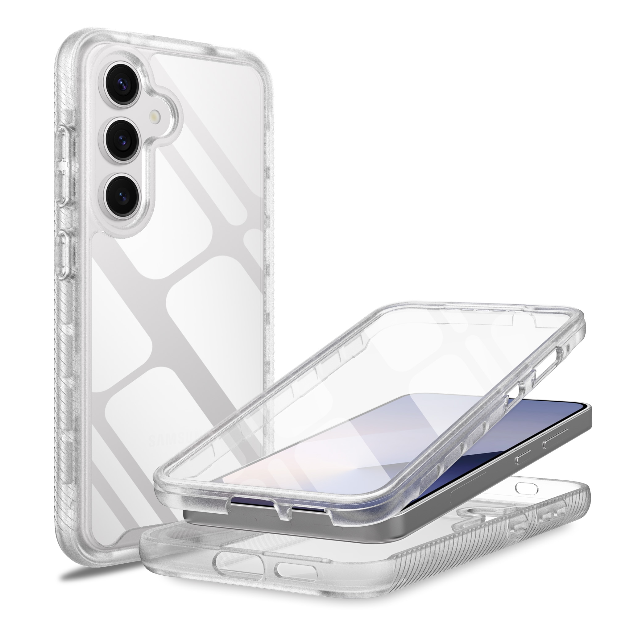 Full Protection Case Samsung Galaxy S25 Kirkas