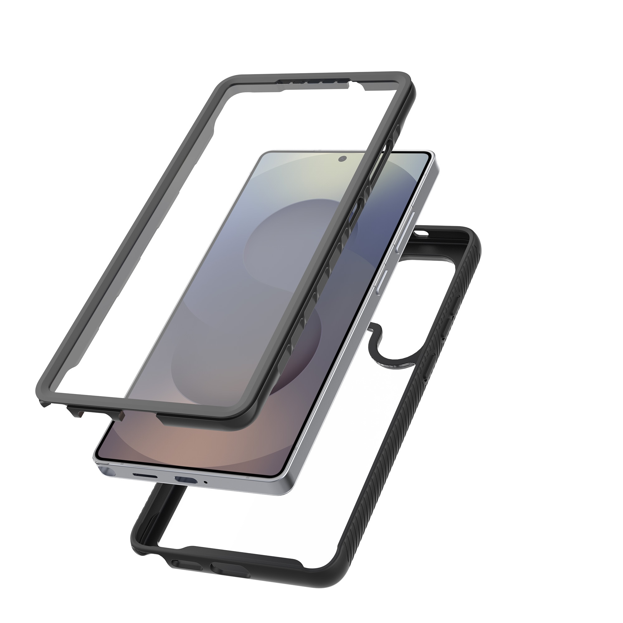 Full Protection Case Samsung Galaxy S25 Ultra Musta