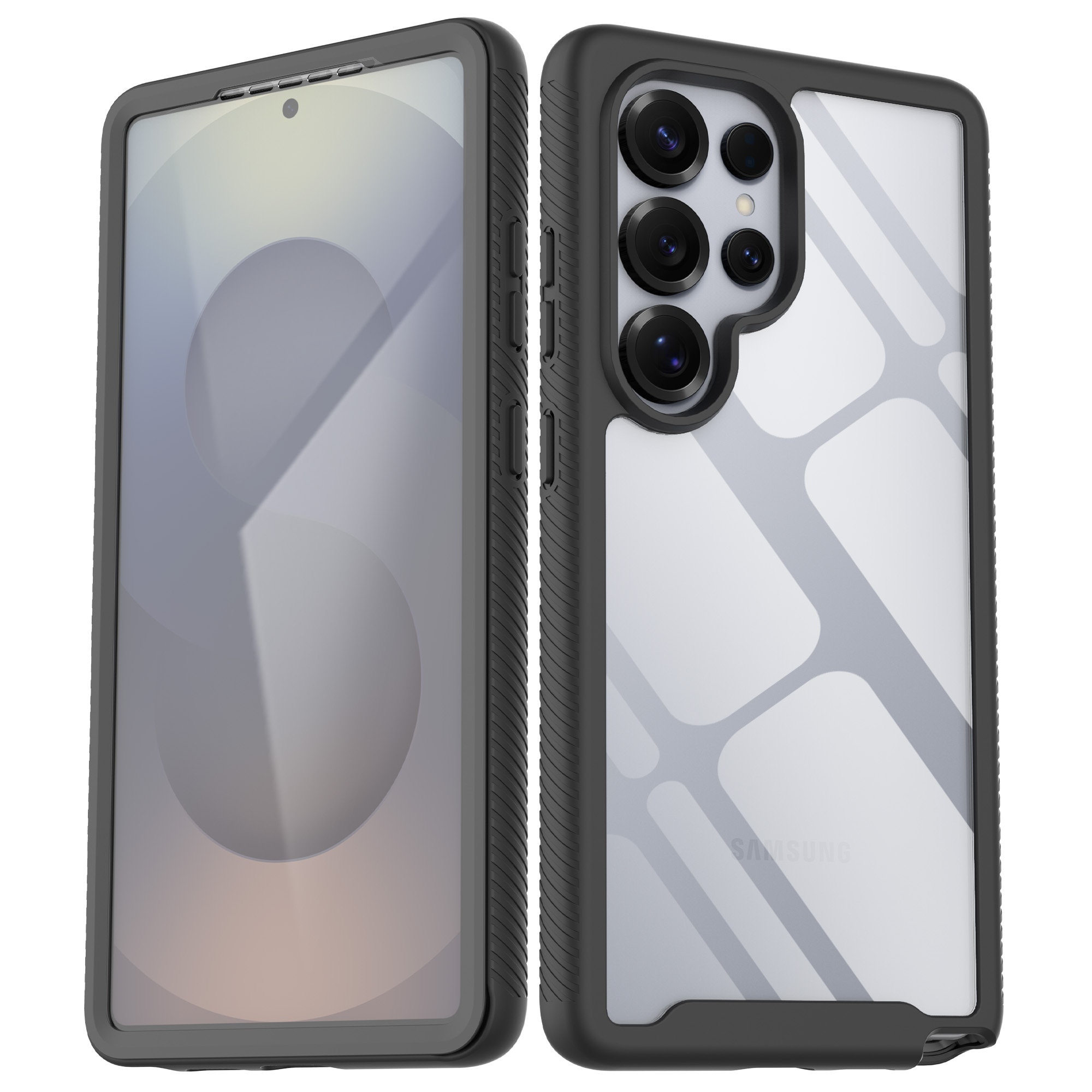 Full Protection Case Samsung Galaxy S25 Ultra Musta