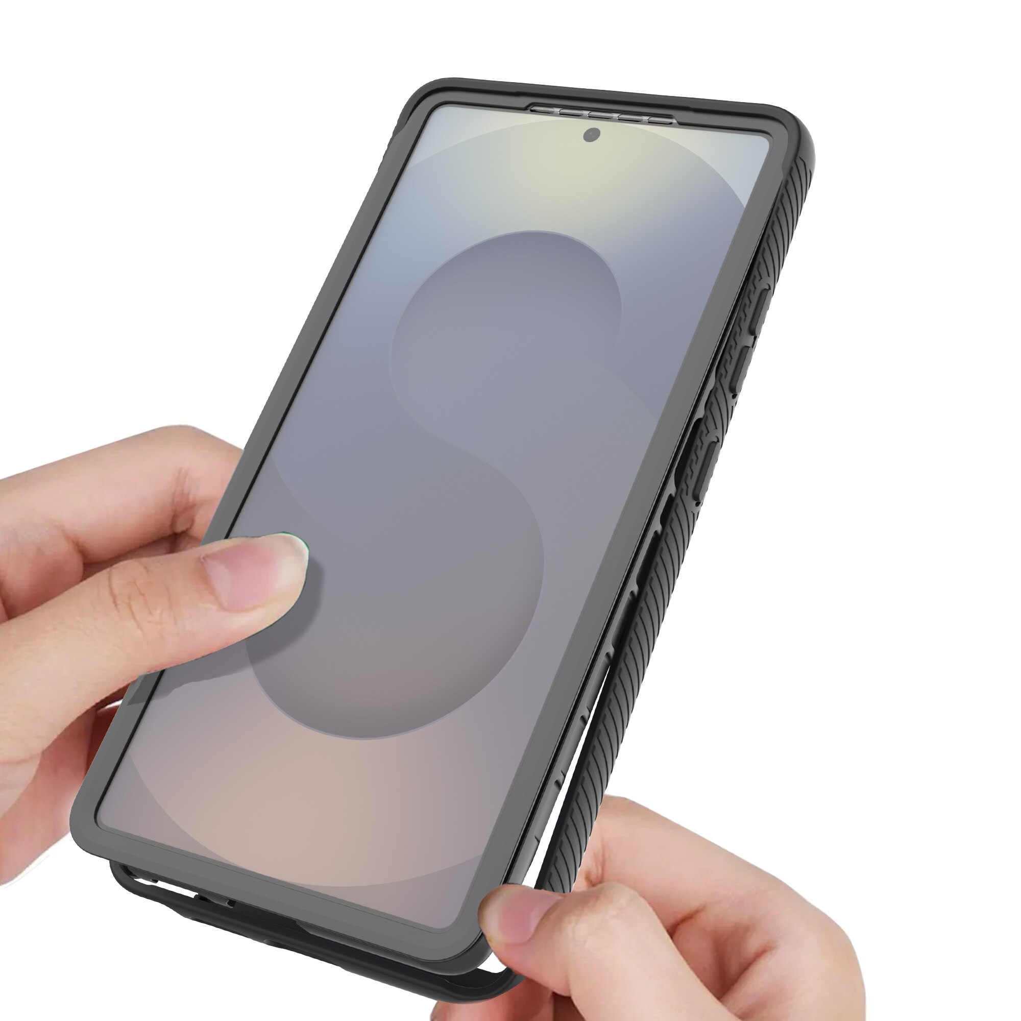 Full Protection Case Samsung Galaxy S25 Ultra Musta