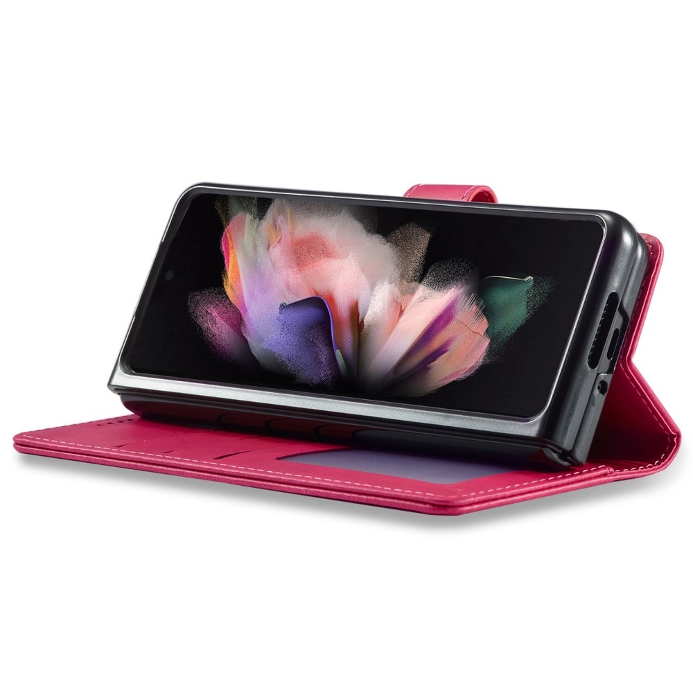 Lompakkokotelot Samsung Galaxy Z Fold 4 vaaleanpunainen