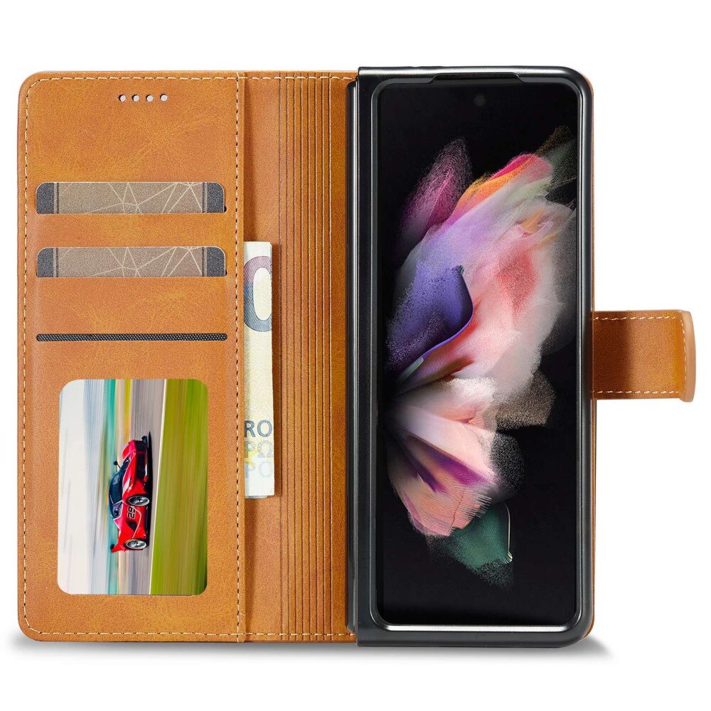 Lompakkokotelot Samsung Galaxy Z Fold 4 cognac