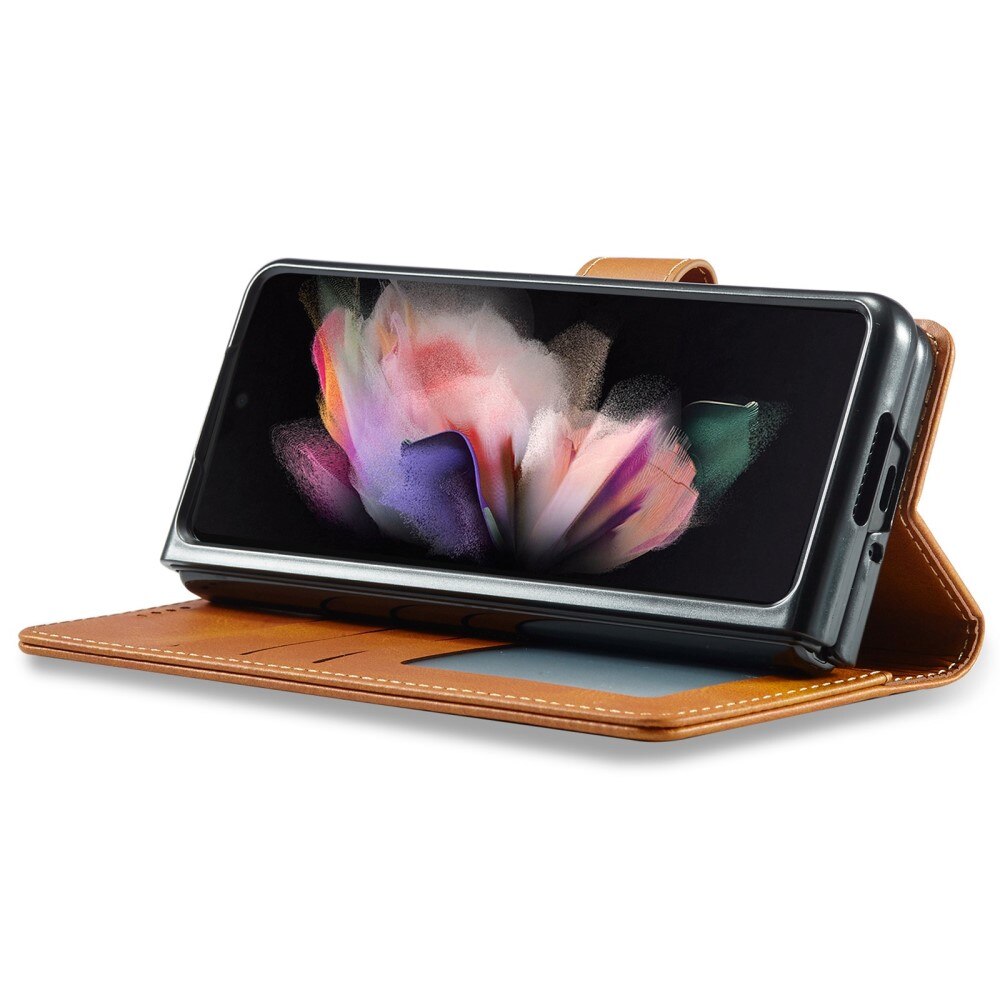 Lompakkokotelot Samsung Galaxy Z Fold 4 cognac