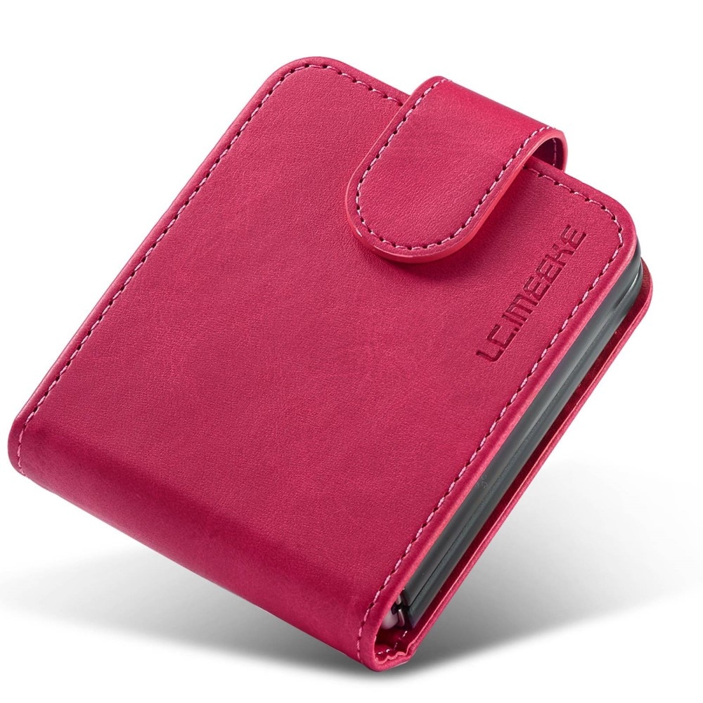 Lompakkokotelot Samsung Galaxy Z Flip 4 vaaleanpunainen
