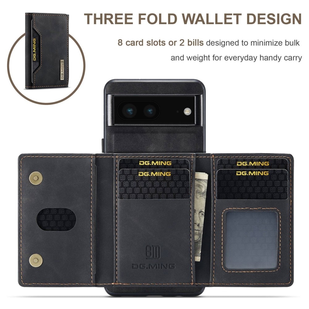 Magnetic Card Slot Case Google Pixel 7 Musta