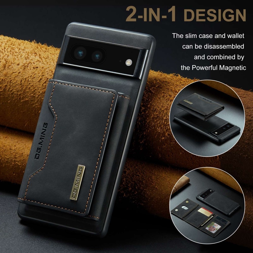 Magnetic Card Slot Case Google Pixel 7 Musta