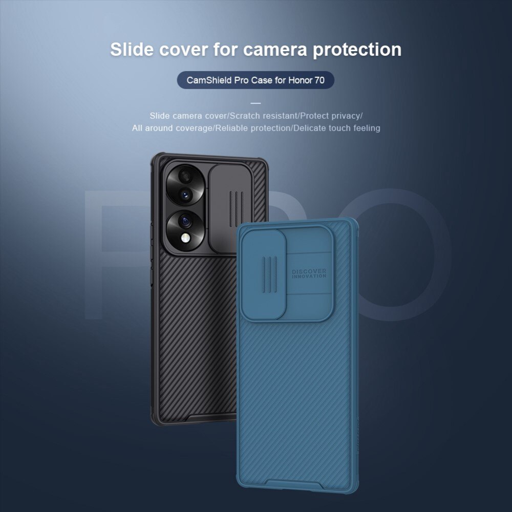 CamShield Kuori  Honor 70 Musta