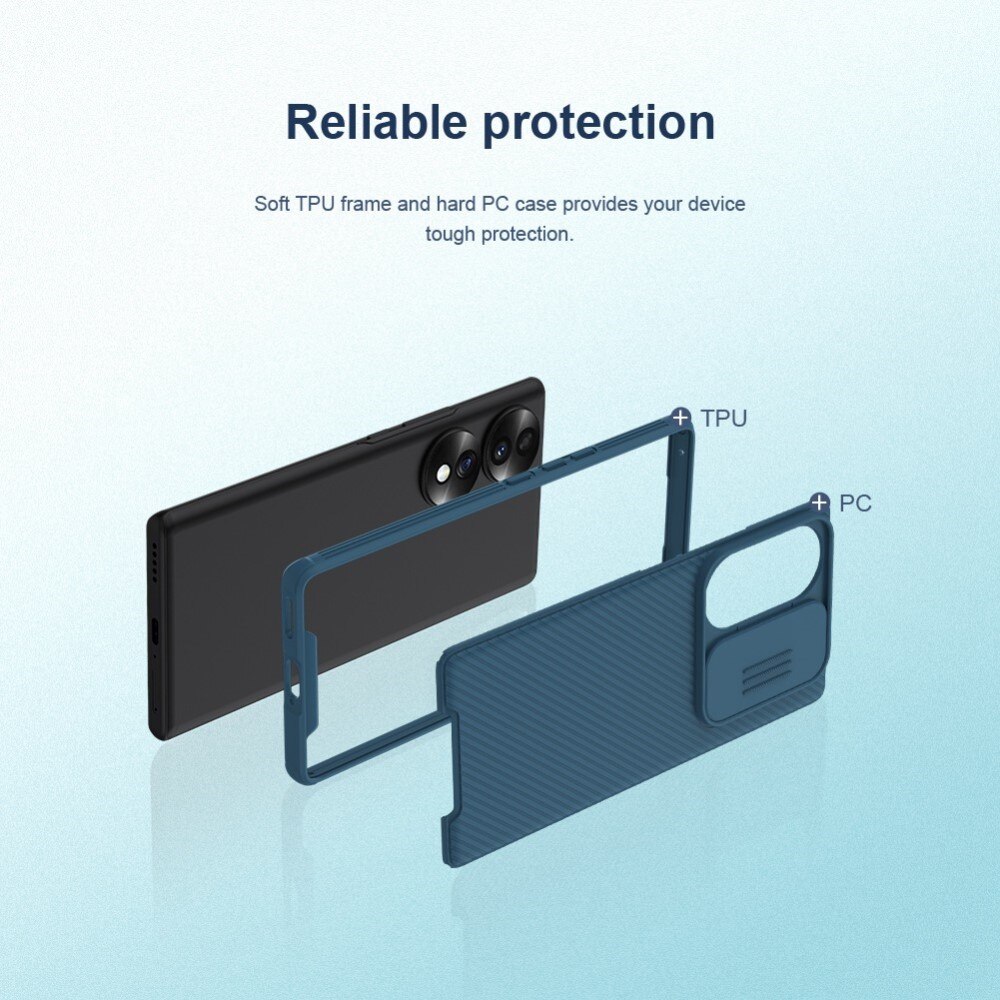 CamShield Kuori  Honor 70 Musta