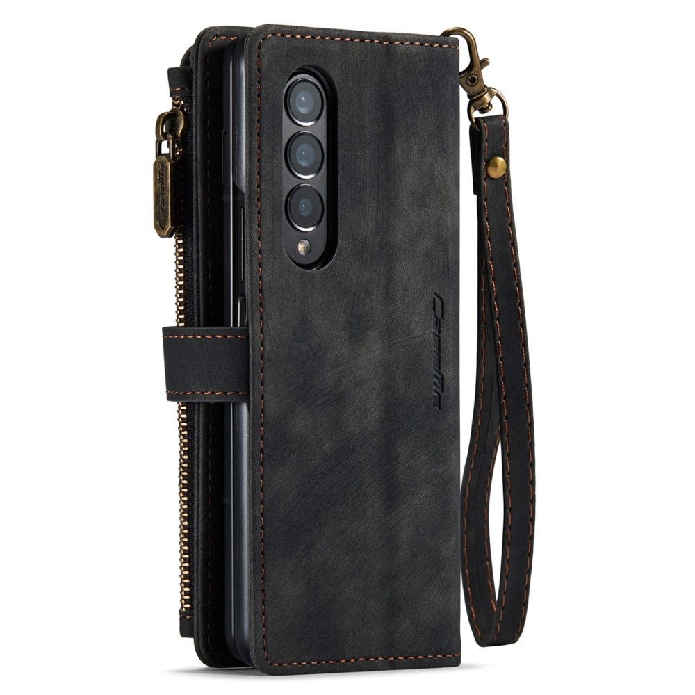 Zipper Wallet Samsung Galaxy Z Fold 4 musta