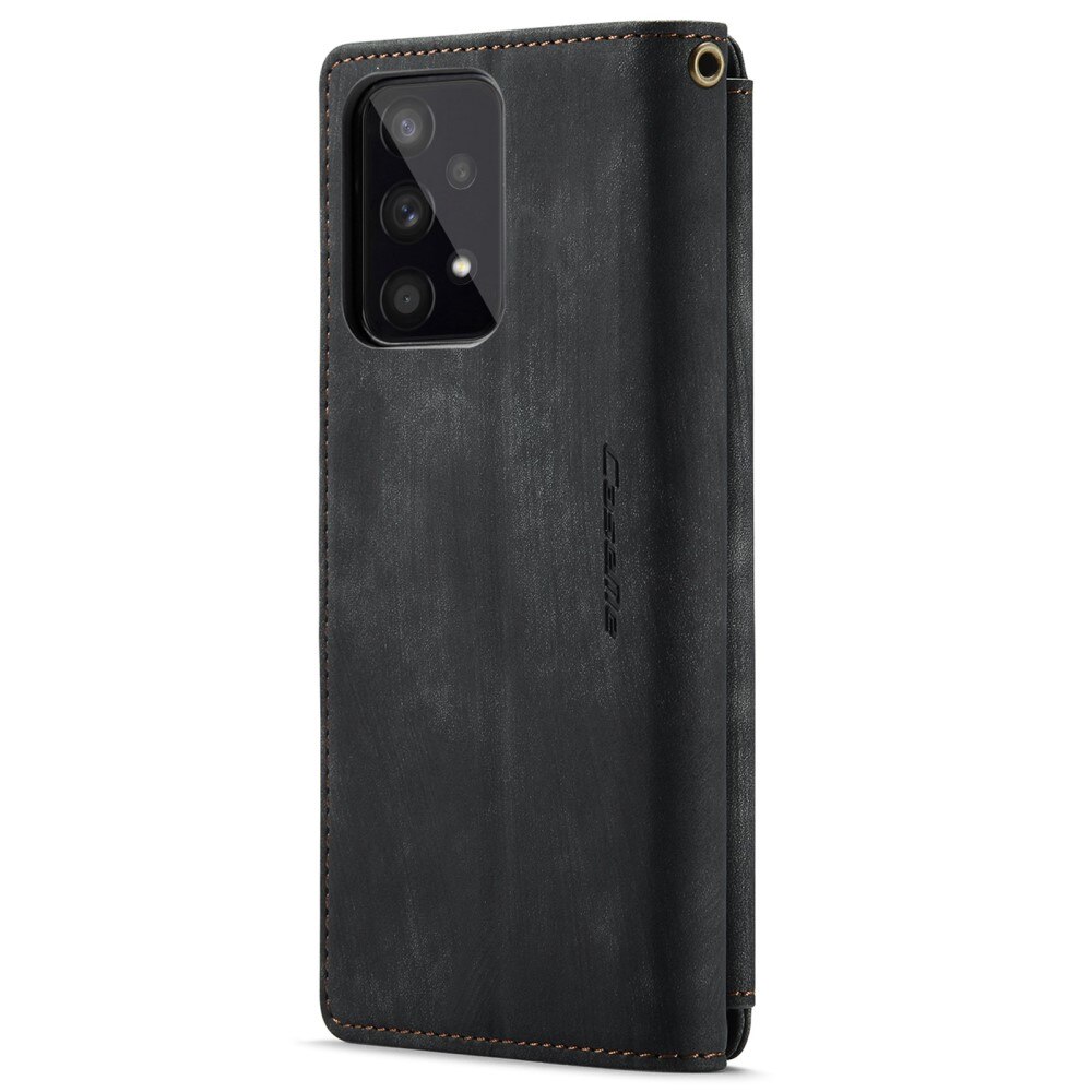 Zipper Wallet Samsung Galaxy A33 Musta