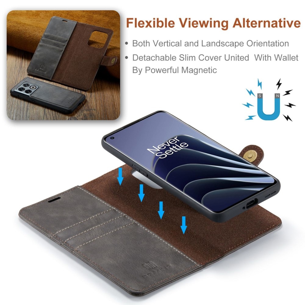 Magnet Wallet OnePlus 10 Pro Brown