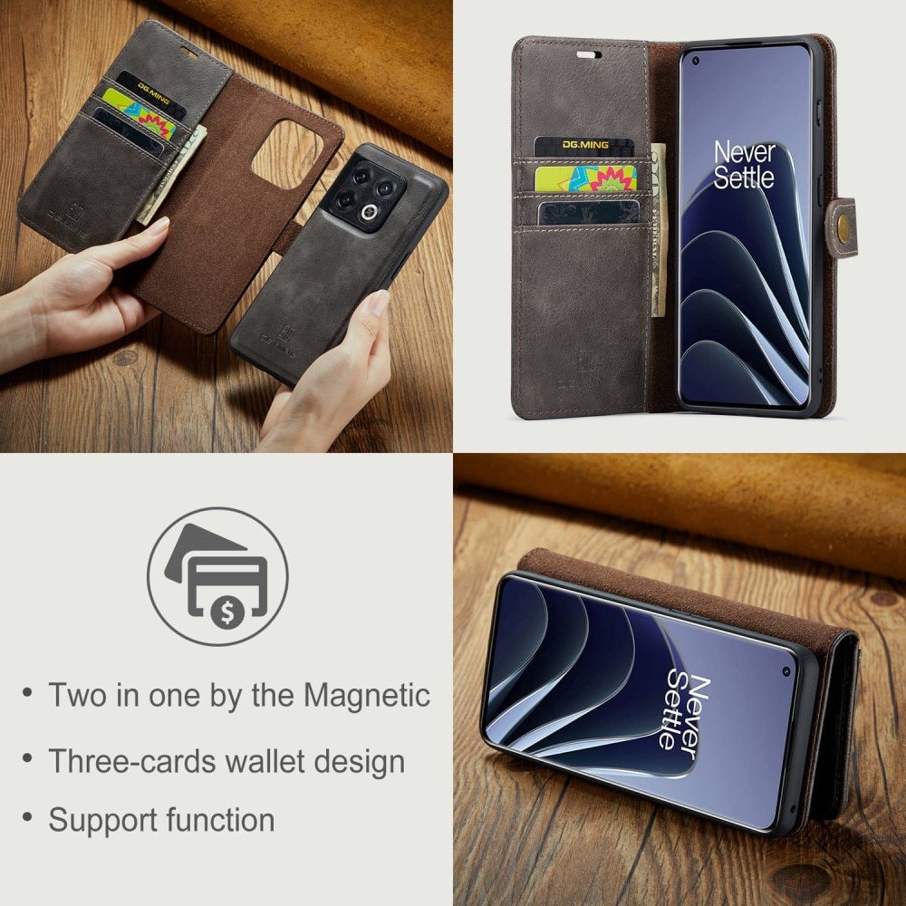 Magnet Wallet OnePlus 10 Pro Brown