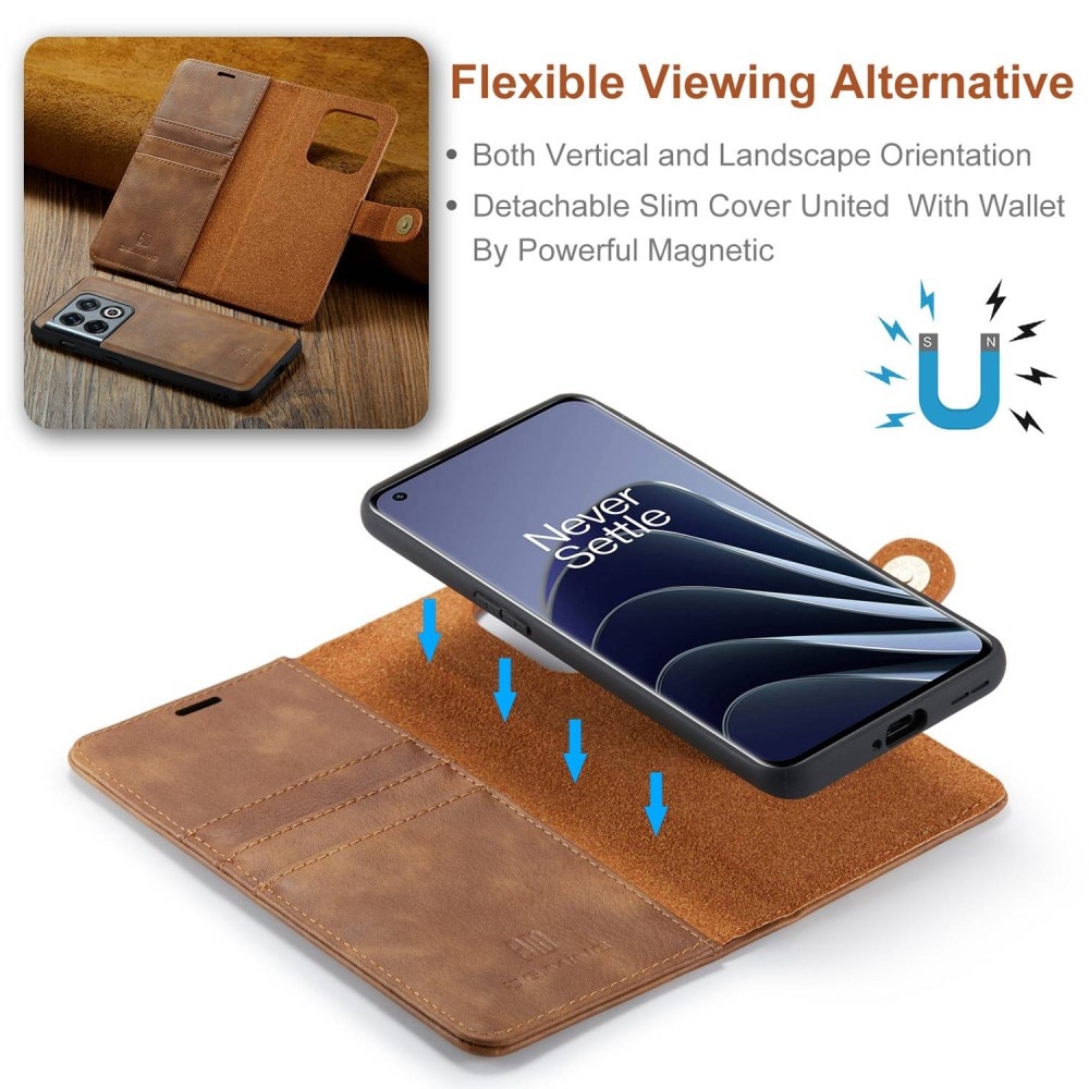 Magnet Wallet OnePlus 10 Pro Cognac