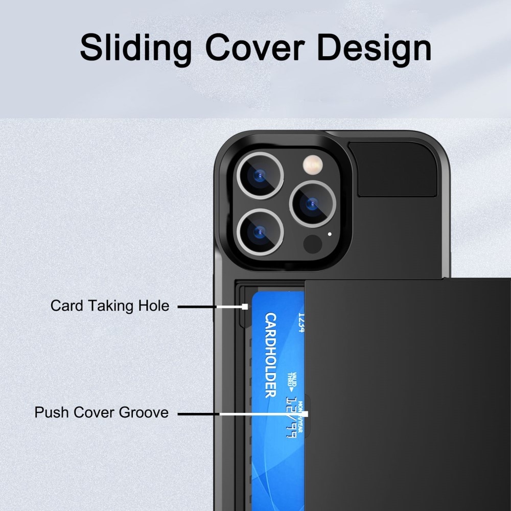 Case Cardslot iPhone 14 Pro Max Vaaleanpunainen