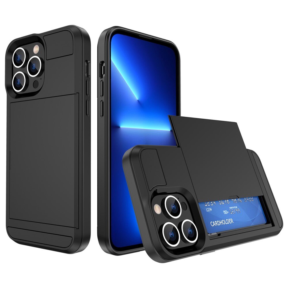 Case Cardslot iPhone 14 Plus Musta