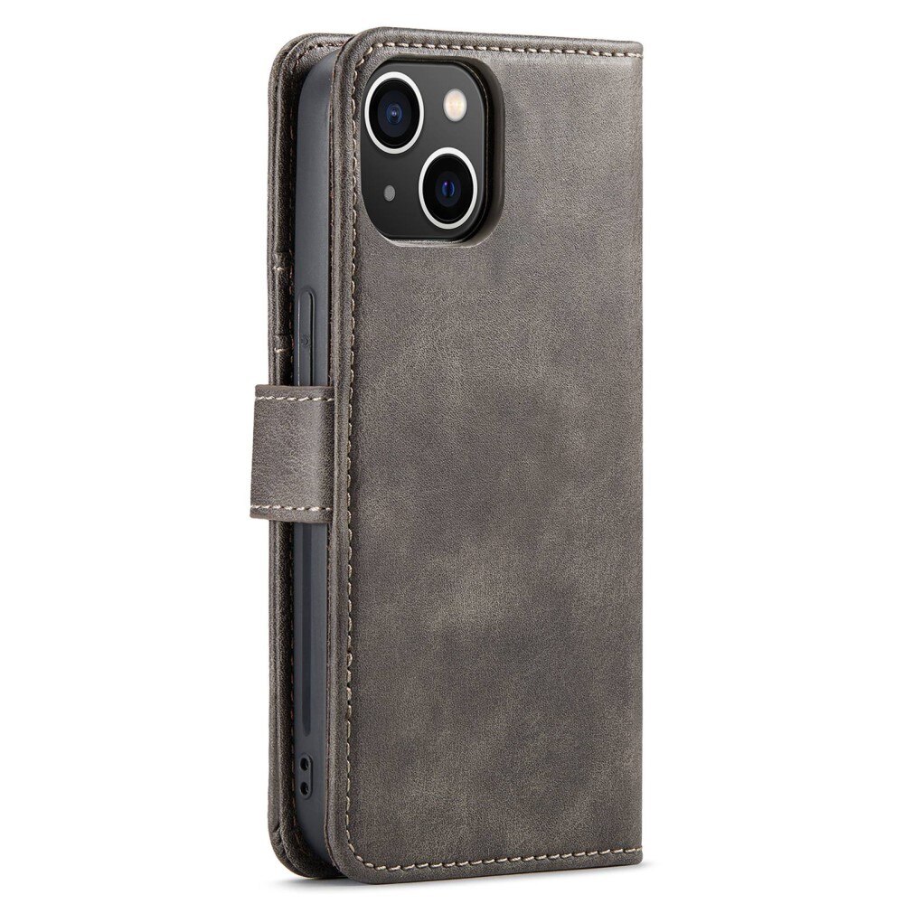 Magnet Wallet iPhone 14 Plus Brown